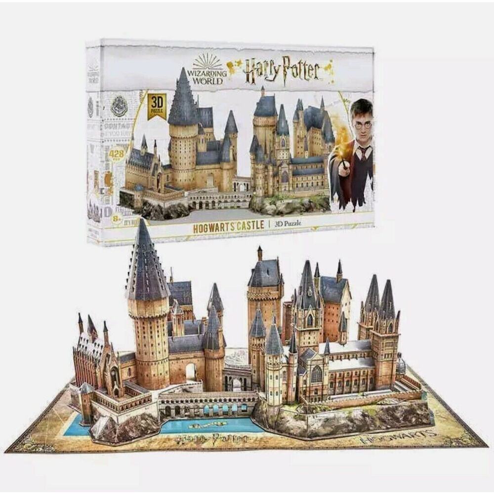 4D Cityscape Harry Potter Hogwarts Castle 3D Puzzle 428 Pieces